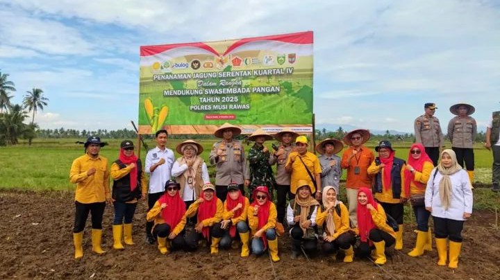 Dukung Program Swasembada Pangan Dengan Penanaman Jagung Serentak